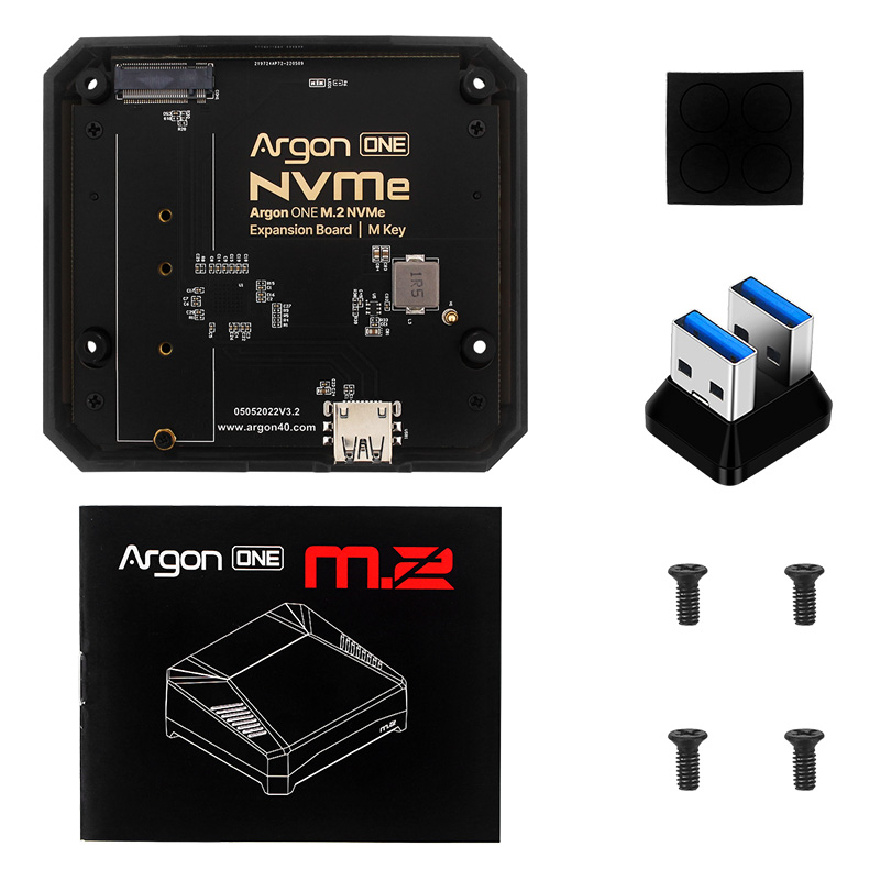 Argon One V3 M.2 Nvme Case - Placa de expansión Argon ONE M.2
