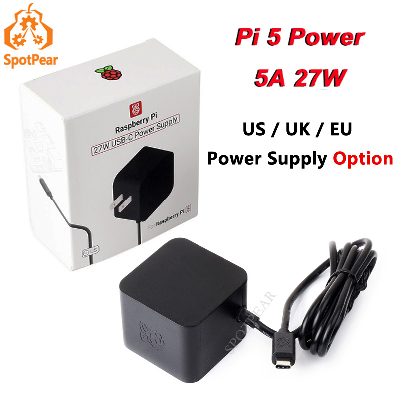Raspberry Pi 5 8Gb Board - Fuente de alimentación USB tipo C