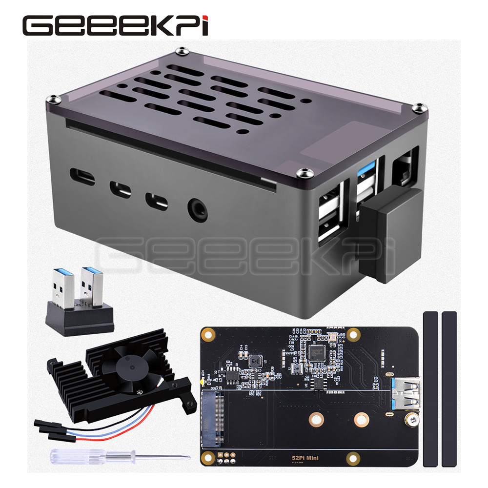 Argon One V3 M.2 Nvme Case - GeeekPi Caja de ladrillo de aluminio