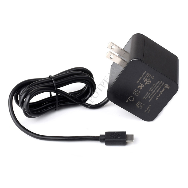 Fuente de alimentación USB tip - Raspberry Pi 5 8Gb Board reseña y precio