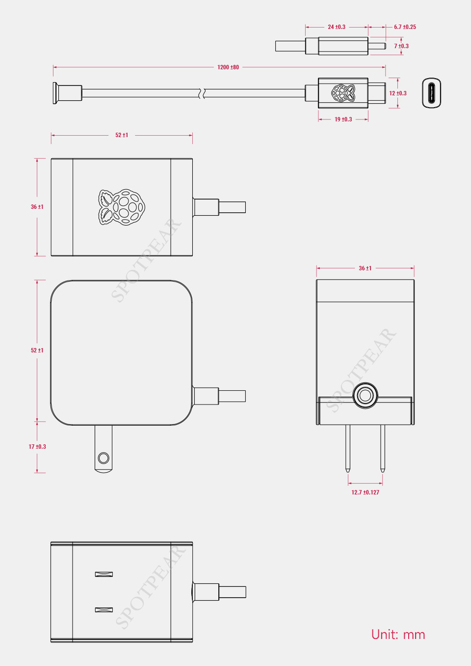 Fuente de alimentación USB tip - Raspberry Pi 5 8Gb Board reseña y precio
